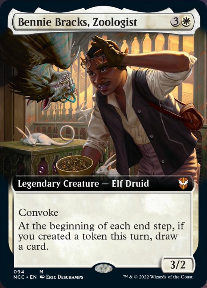Bennie Bracks, Zoologist (Extended Art) [Streets of New Capenna Commander] | Shuffle n Cut Hobbies & Games
