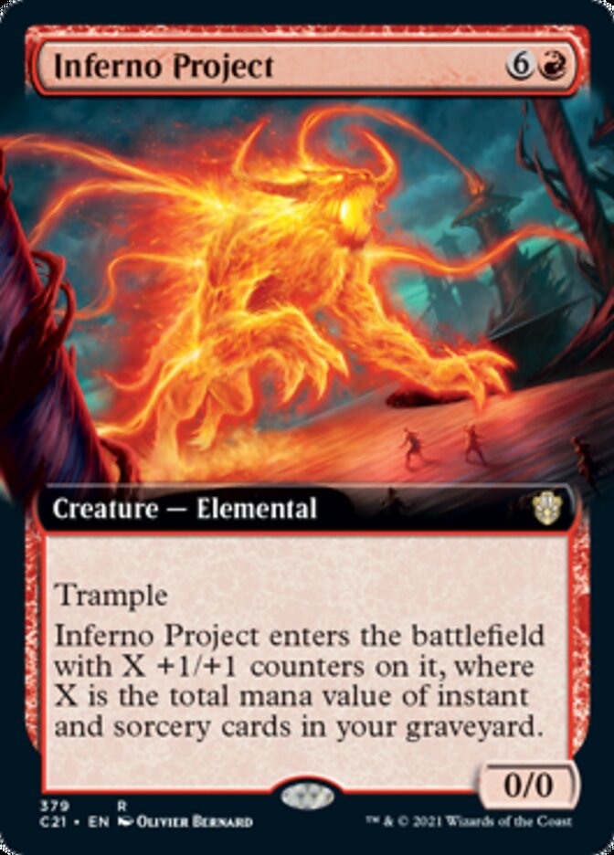 Inferno Project (Extended Art) [Commander 2021] | Shuffle n Cut Hobbies & Games