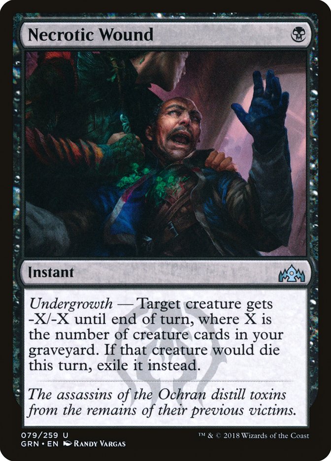 Necrotic Wound [Guilds of Ravnica] | Shuffle n Cut Hobbies & Games