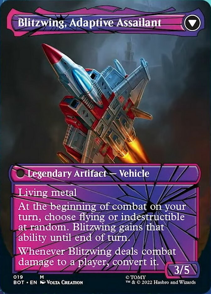 Blitzwing, Cruel Tormentor // Blitzwing, Adaptive Assailant (Shattered Glass) [Transformers] | Shuffle n Cut Hobbies & Games