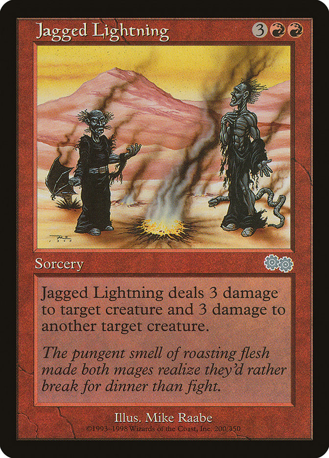 Jagged Lightning [Urza's Saga] | Shuffle n Cut Hobbies & Games