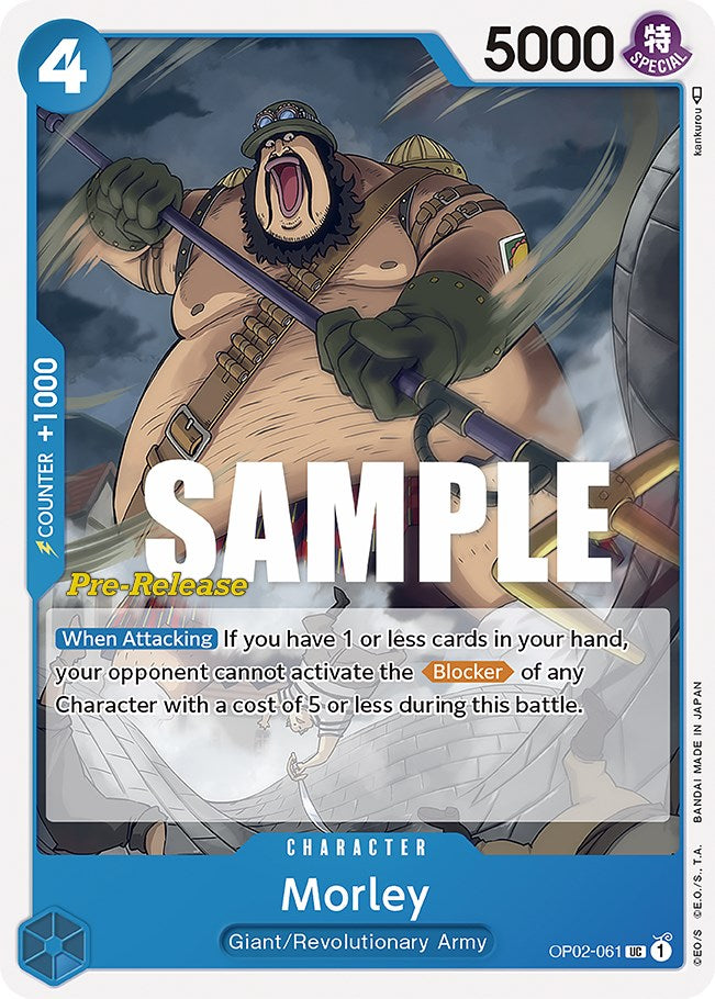 Morley [Paramount War Pre-Release Cards] | Shuffle n Cut Hobbies & Games
