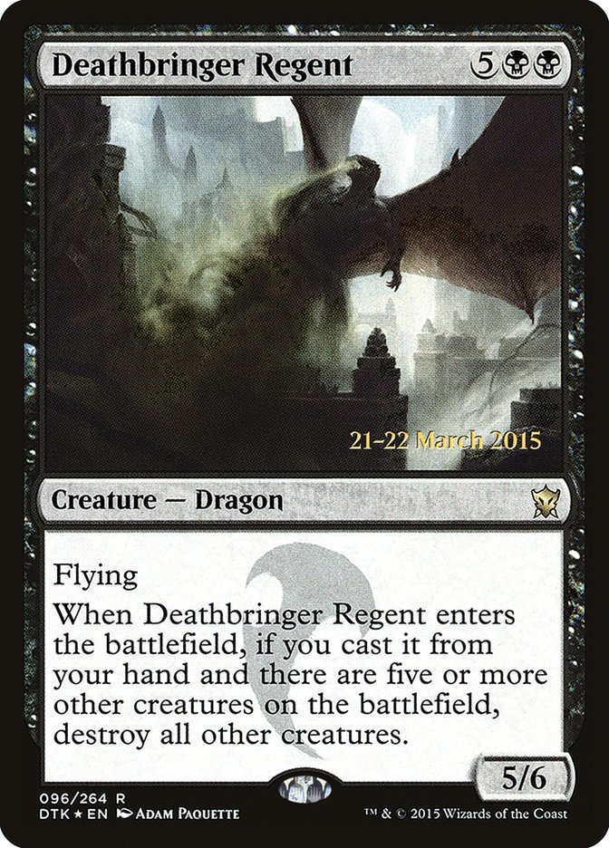 Deathbringer Regent [Dragons of Tarkir Prerelease Promos] | Shuffle n Cut Hobbies & Games