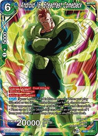 Android 16, Steadfast Comeback (EB1-64) [Battle Evolution Booster] | Shuffle n Cut Hobbies & Games
