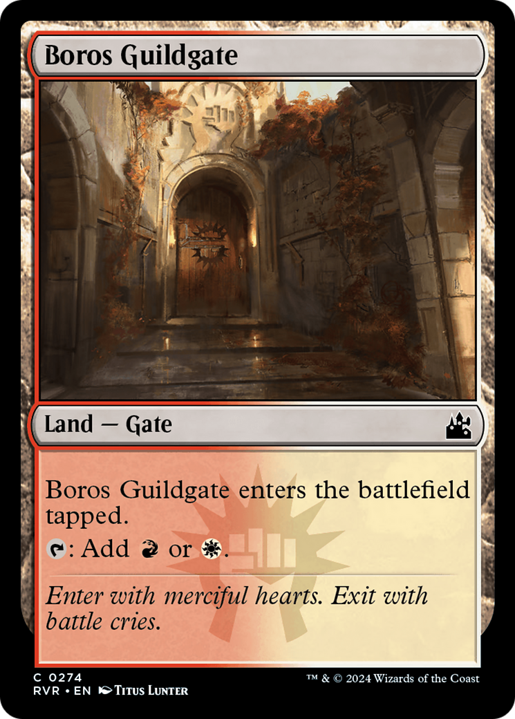 Boros Guildgate [Ravnica Remastered] | Shuffle n Cut Hobbies & Games