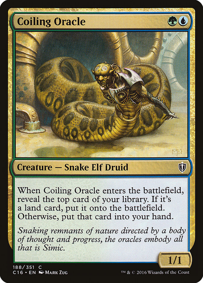 Coiling Oracle [Commander 2016] | Shuffle n Cut Hobbies & Games
