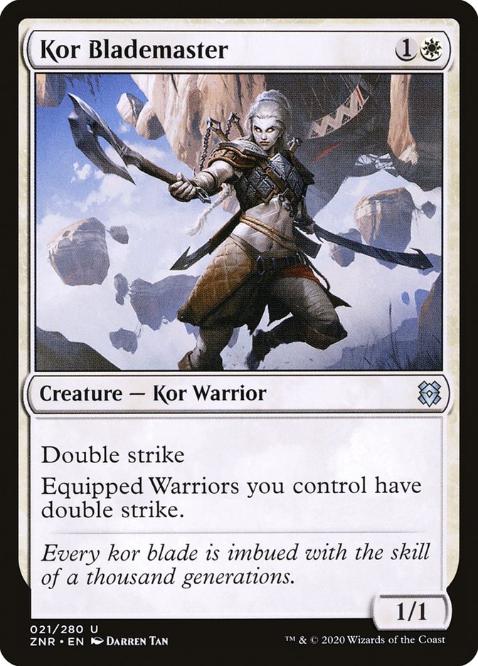 Kor Blademaster [Zendikar Rising] | Shuffle n Cut Hobbies & Games