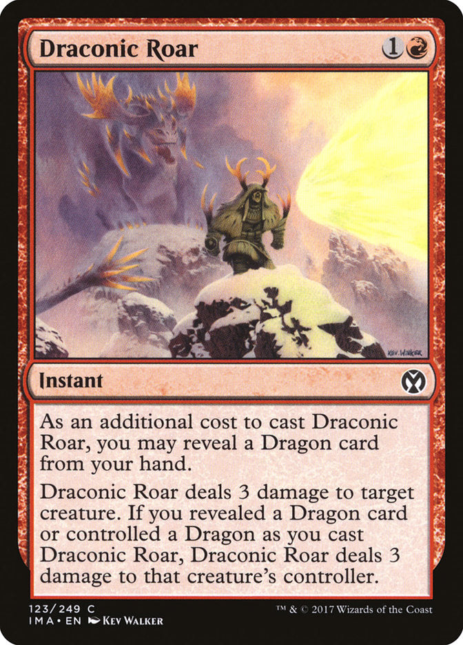 Draconic Roar [Iconic Masters] | Shuffle n Cut Hobbies & Games