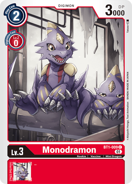 Monodramon [BT1-009] (Alternative Art) [Starter Deck: Gallantmon] | Shuffle n Cut Hobbies & Games