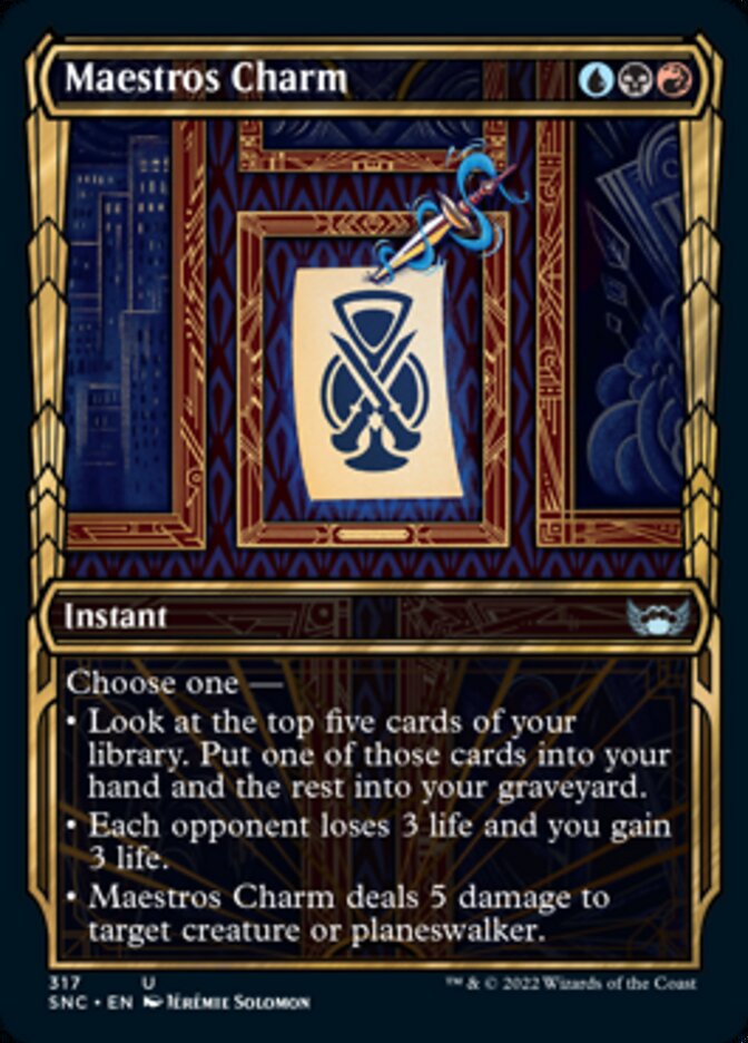 Maestros Charm (Showcase Golden Age) [Streets of New Capenna] | Shuffle n Cut Hobbies & Games