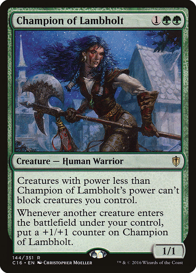 Champion of Lambholt [Commander 2016] | Shuffle n Cut Hobbies & Games