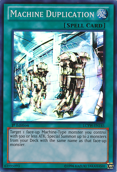 Machine Duplication [LCYW-EN145] Super Rare | Shuffle n Cut Hobbies & Games