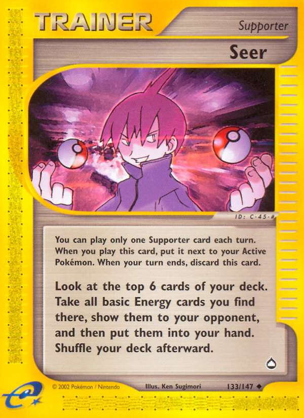 Seer (133/147) [Aquapolis] | Shuffle n Cut Hobbies & Games