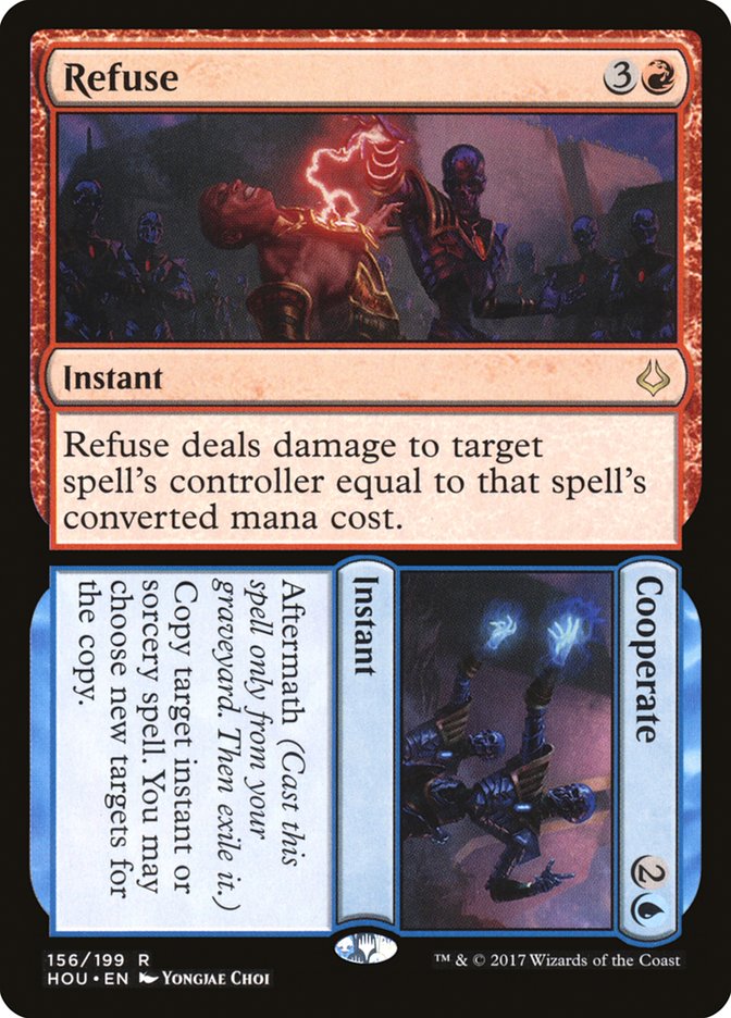 Refuse // Cooperate [Hour of Devastation] | Shuffle n Cut Hobbies & Games