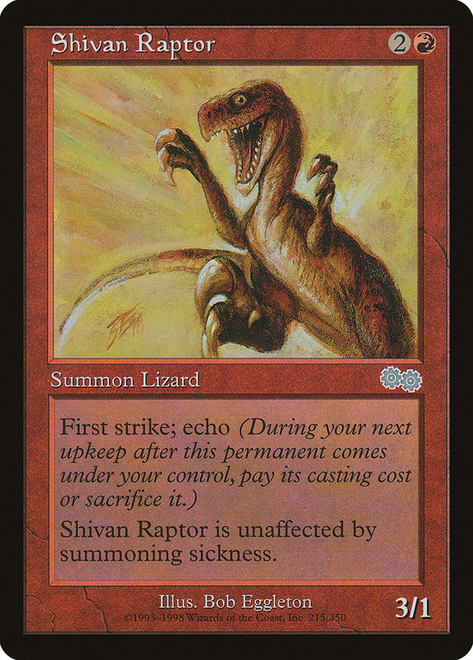 Shivan Raptor [Urza's Saga] | Shuffle n Cut Hobbies & Games