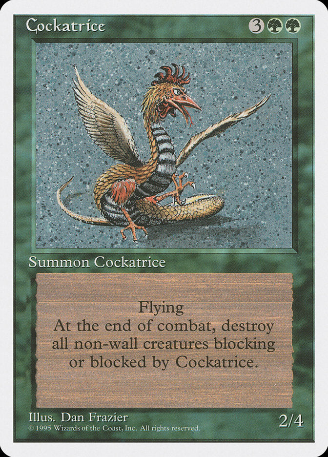 Cockatrice [Fourth Edition] | Shuffle n Cut Hobbies & Games