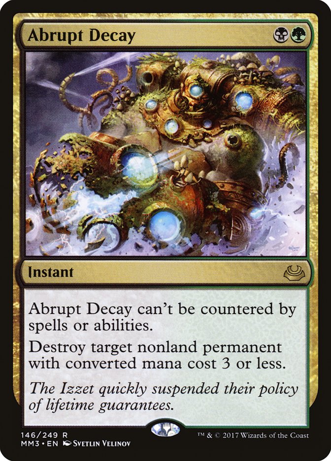 Abrupt Decay [Modern Masters 2017] | Shuffle n Cut Hobbies & Games