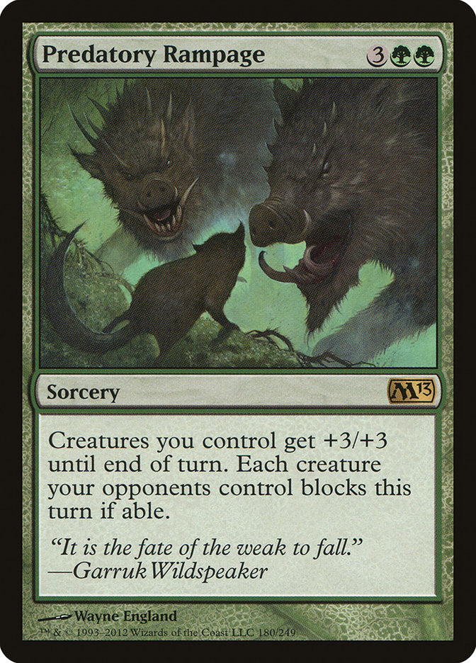 Predatory Rampage [Magic 2013] | Shuffle n Cut Hobbies & Games