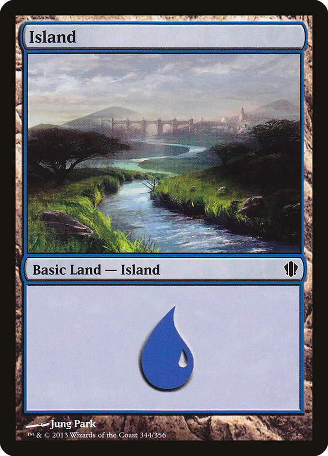 Island (344) [Commander 2013] | Shuffle n Cut Hobbies & Games