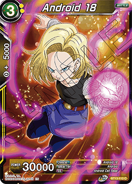 Android 18 (Common) [BT13-110] | Shuffle n Cut Hobbies & Games