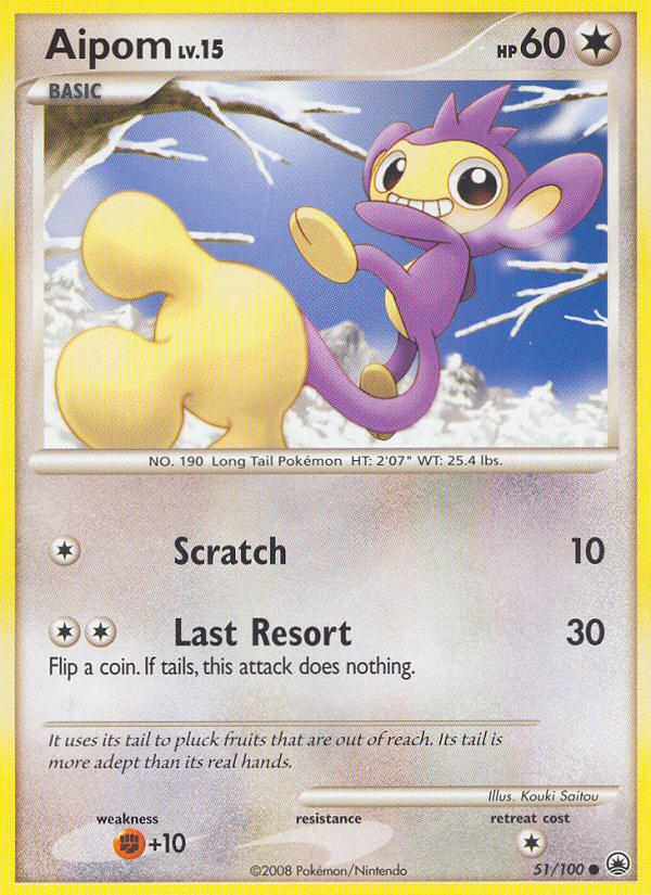 Aipom (51/100) [Diamond & Pearl: Majestic Dawn] | Shuffle n Cut Hobbies & Games