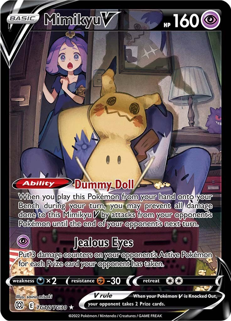 Mimikyu V (TG16/TG30) [Sword & Shield: Brilliant Stars] | Shuffle n Cut Hobbies & Games