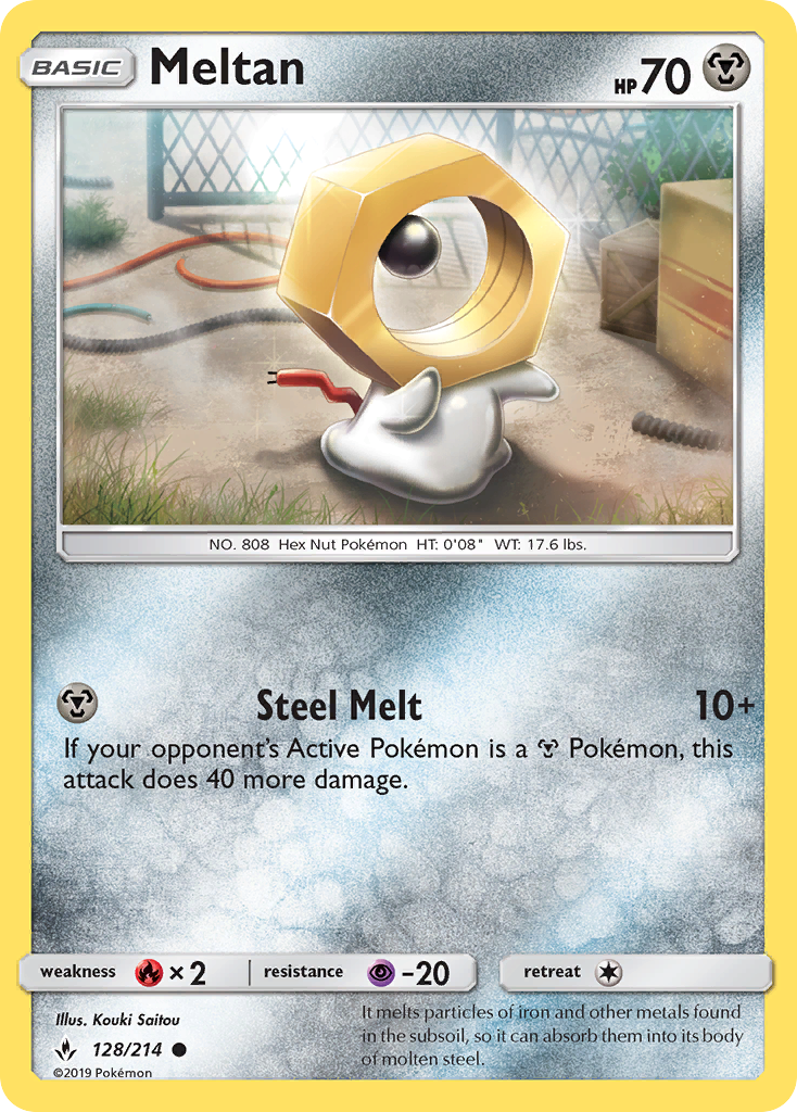 Meltan (128/214) [Sun & Moon: Unbroken Bonds] | Shuffle n Cut Hobbies & Games