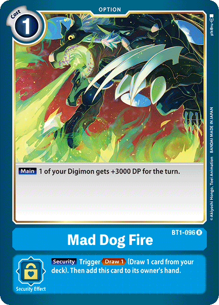 Mad Dog Fire [BT1-096] [Release Special Booster Ver.1.0] | Shuffle n Cut Hobbies & Games
