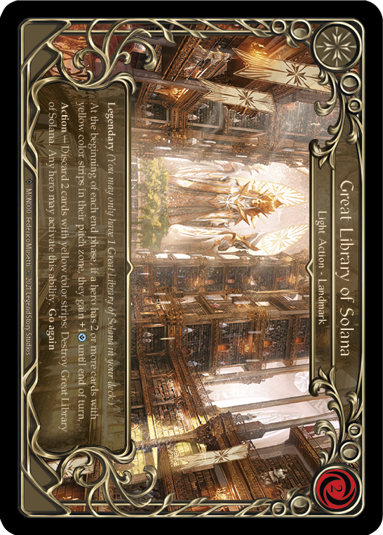 Great Library of Solana (Rainbow Foil) [U-MON000-RF] Unlimited Edition Rainbow Foil | Shuffle n Cut Hobbies & Games