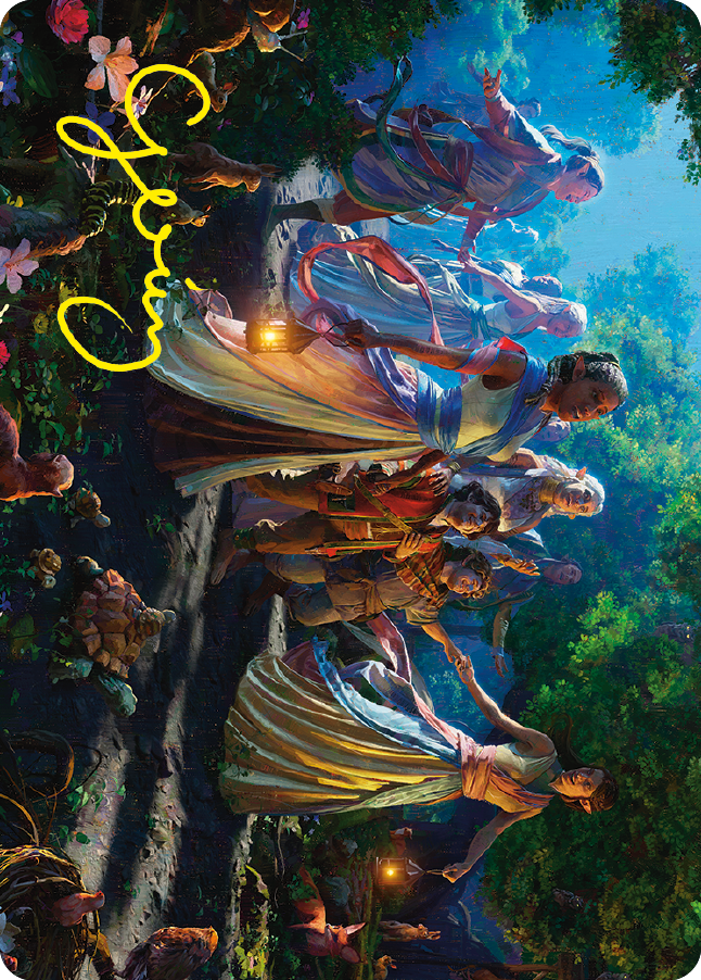 Realm Seekers Art Card (Gold-Stamped Signature) [The Lord of the Rings: Tales of Middle-earth Art Series] | Shuffle n Cut Hobbies & Games