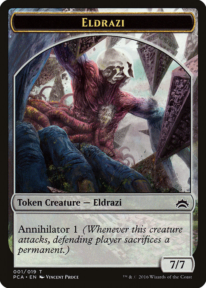 Eldrazi Spawn (003) // Eldrazi Double-Sided Token [Planechase Anthology Tokens] | Shuffle n Cut Hobbies & Games