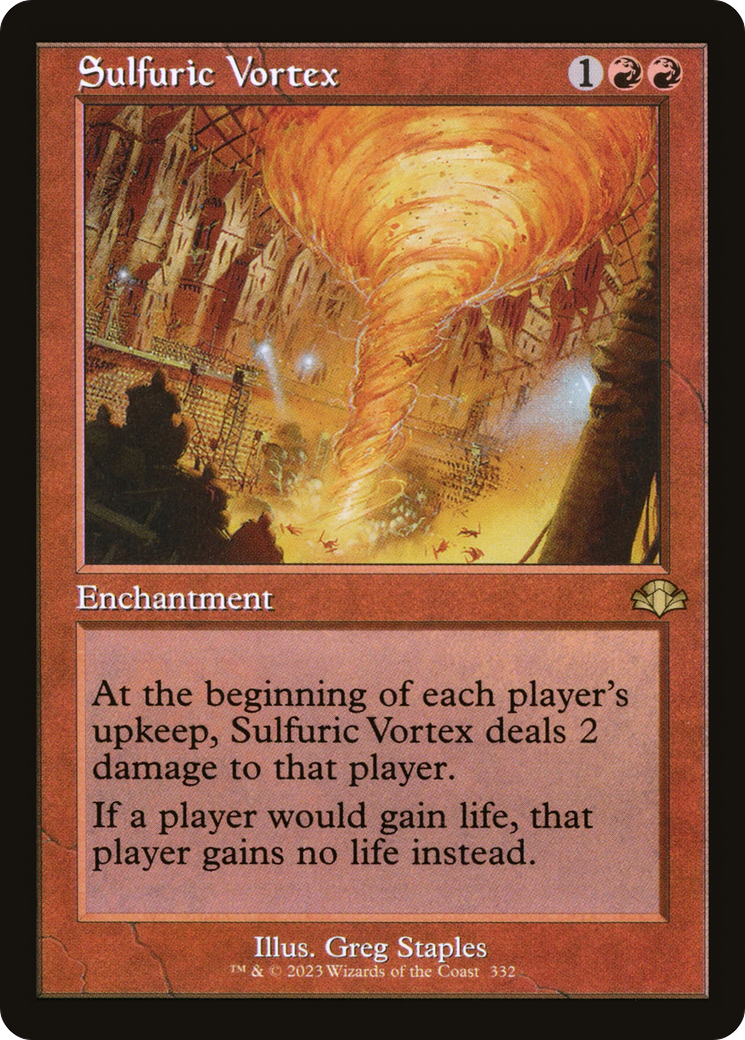 Sulfuric Vortex (Retro) [Dominaria Remastered] | Shuffle n Cut Hobbies & Games