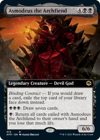 Asmodeus the Archfiend (Extended Art) [Dungeons & Dragons: Adventures in the Forgotten Realms] | Shuffle n Cut Hobbies & Games