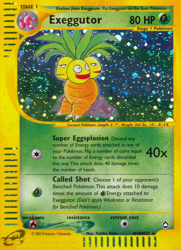 Exeggutor (H10/H32) [Aquapolis] | Shuffle n Cut Hobbies & Games