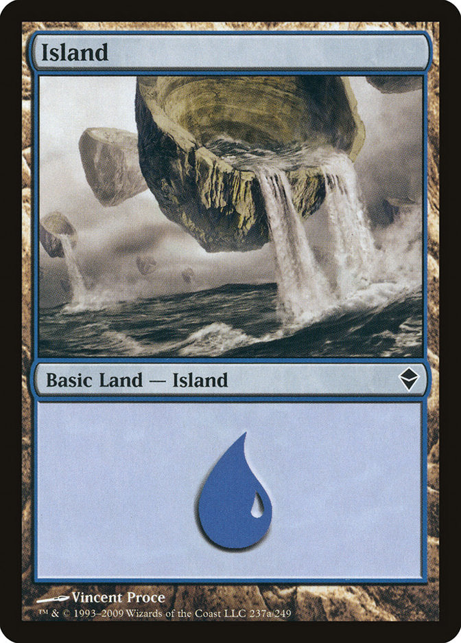 Island (237a) [Zendikar] | Shuffle n Cut Hobbies & Games