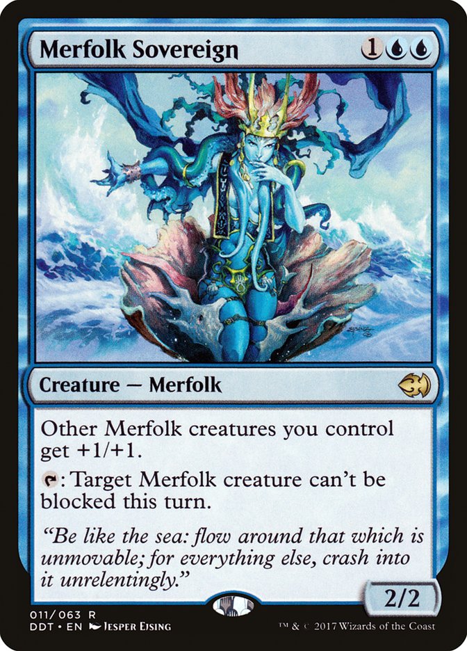 Merfolk Sovereign [Duel Decks: Merfolk vs. Goblins] | Shuffle n Cut Hobbies & Games