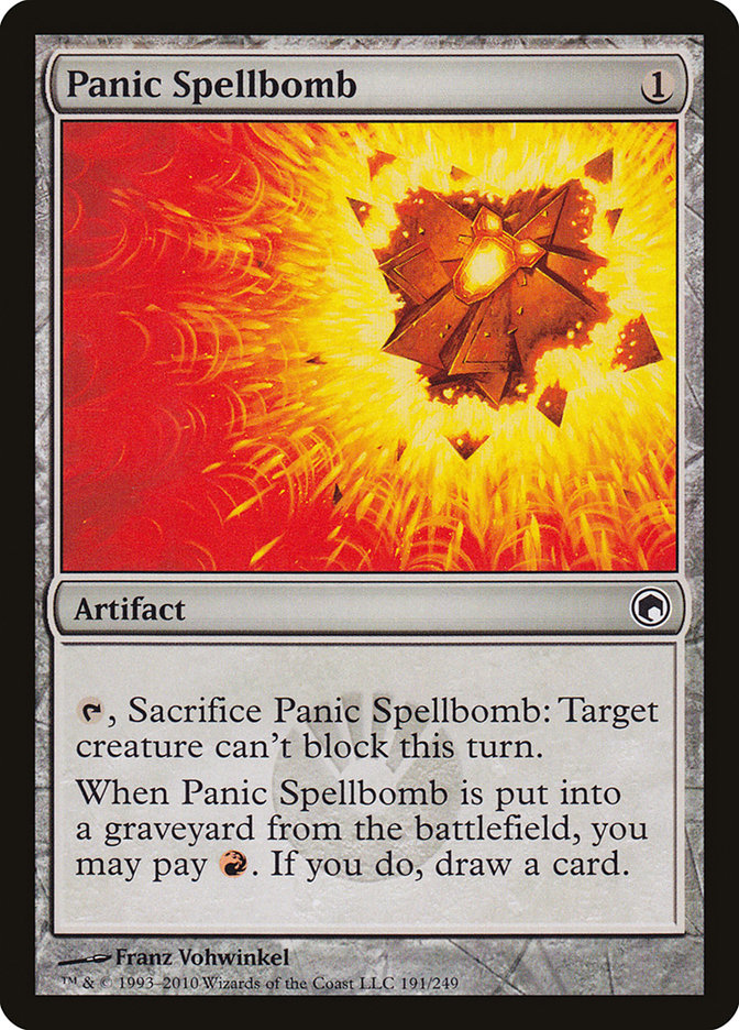 Panic Spellbomb [Scars of Mirrodin] | Shuffle n Cut Hobbies & Games