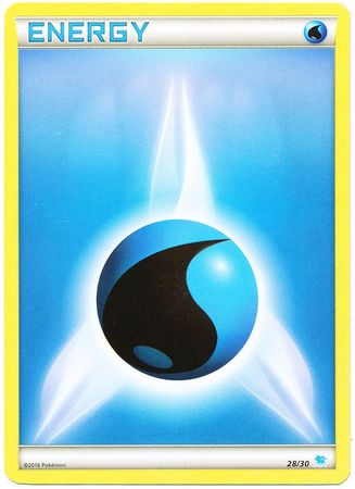 Water Energy (28/30) [XY: Trainer Kit 3 - Suicune] | Shuffle n Cut Hobbies & Games
