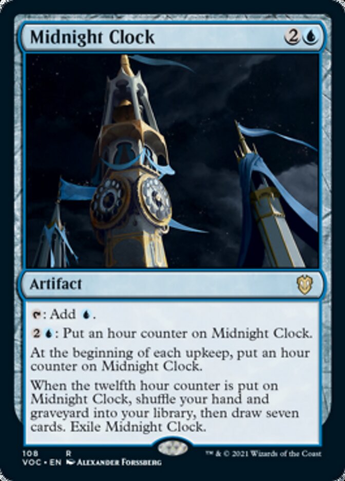 Midnight Clock [Innistrad: Crimson Vow Commander] | Shuffle n Cut Hobbies & Games