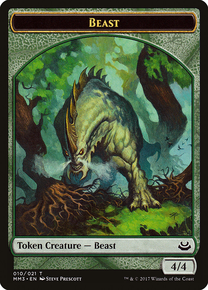 Beast Token (010/021) [Modern Masters 2017 Tokens] | Shuffle n Cut Hobbies & Games