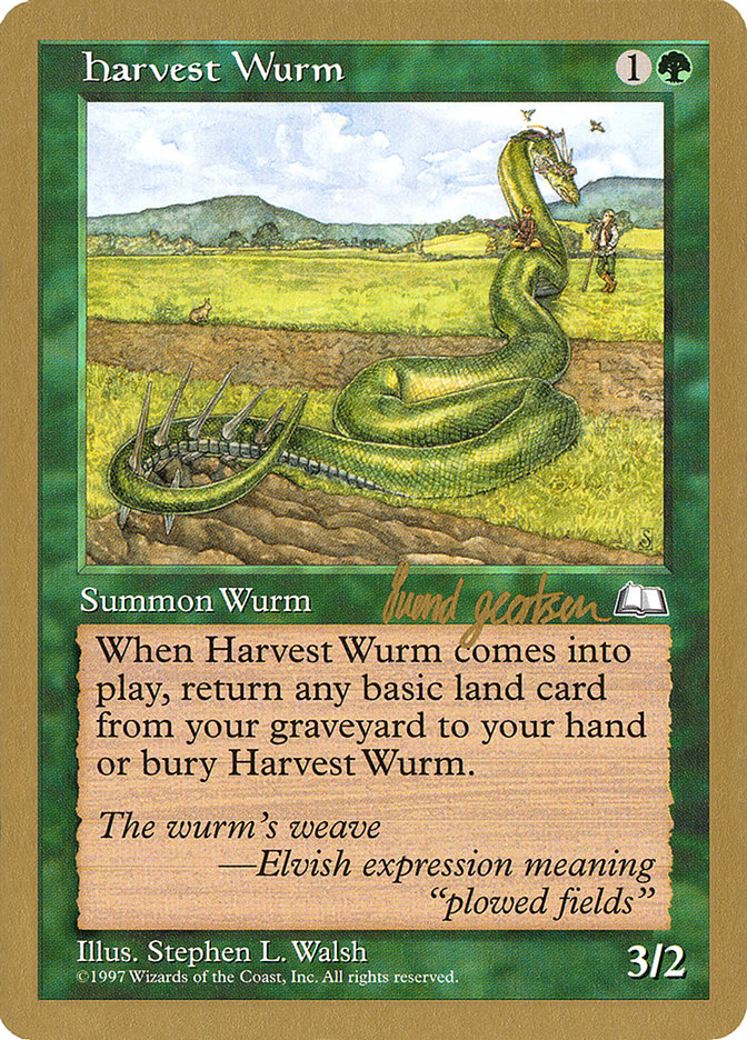 Harvest Wurm (Svend Geertsen) [World Championship Decks 1997] | Shuffle n Cut Hobbies & Games