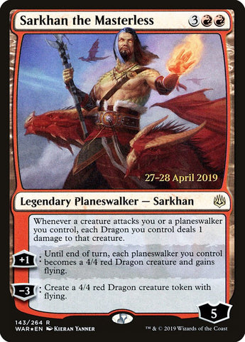 Sarkhan Fireblood 1x FOIL M19 MTG Core Set 2019 Mythic MINT red Sarkhan Fireblood 1x FOIL M19 MTG Core Set 2019 Mythic MINT red