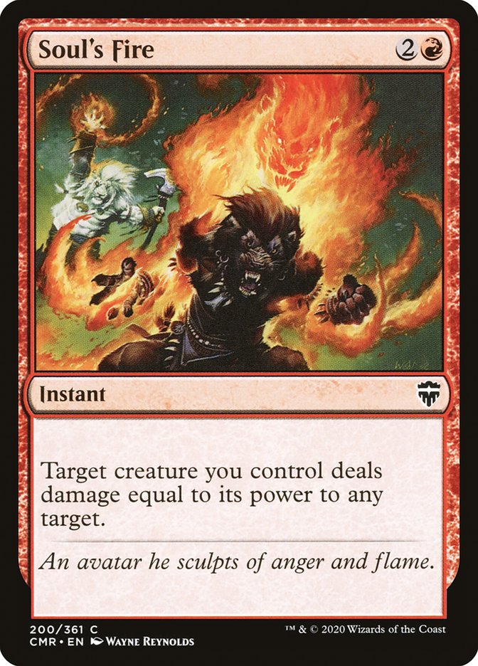 Soul's Fire [Commander Legends] | Shuffle n Cut Hobbies & Games