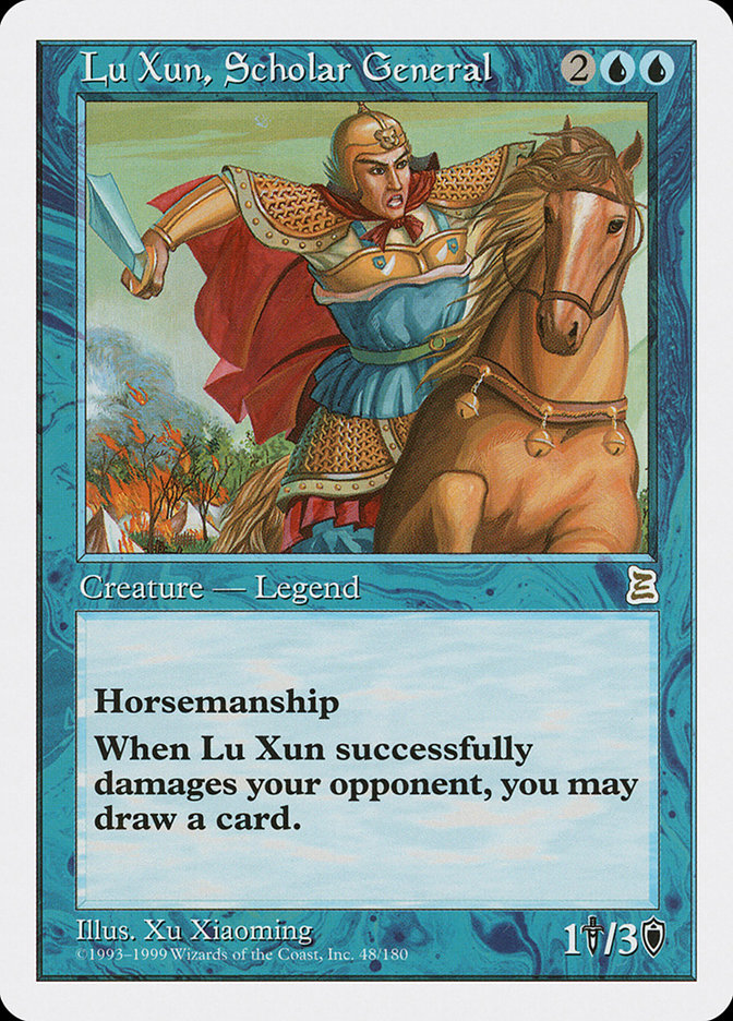 Lu Xun, Scholar General [Portal Three Kingdoms] | Shuffle n Cut Hobbies & Games