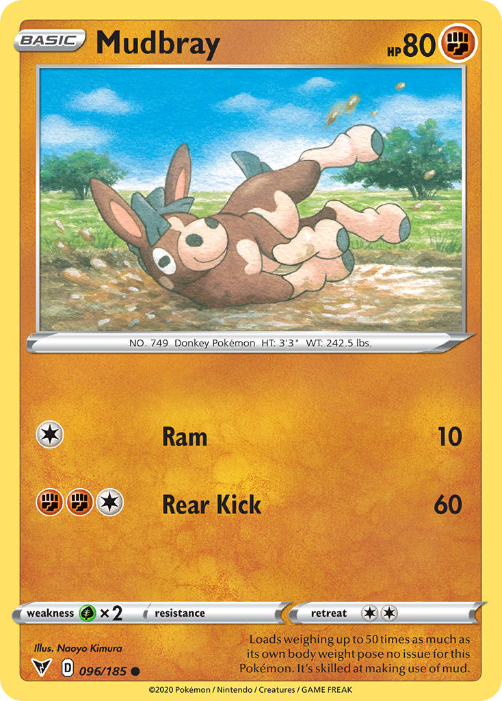 Mudbray (096/185) [Sword & Shield: Vivid Voltage] | Shuffle n Cut Hobbies & Games