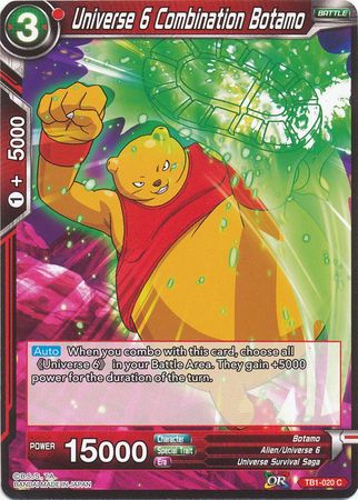 Universe 6 Combination Botamo [TB1-020] | Shuffle n Cut Hobbies & Games