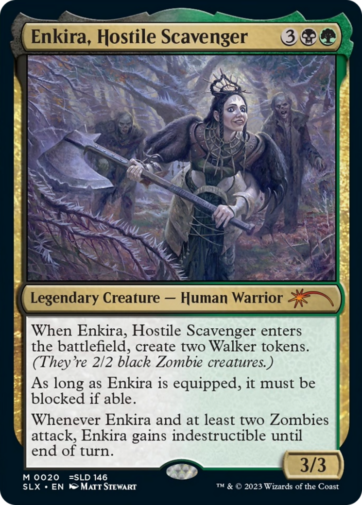 Enkira, Hostile Scavenger [Secret Lair: Universes Within] | Shuffle n Cut Hobbies & Games