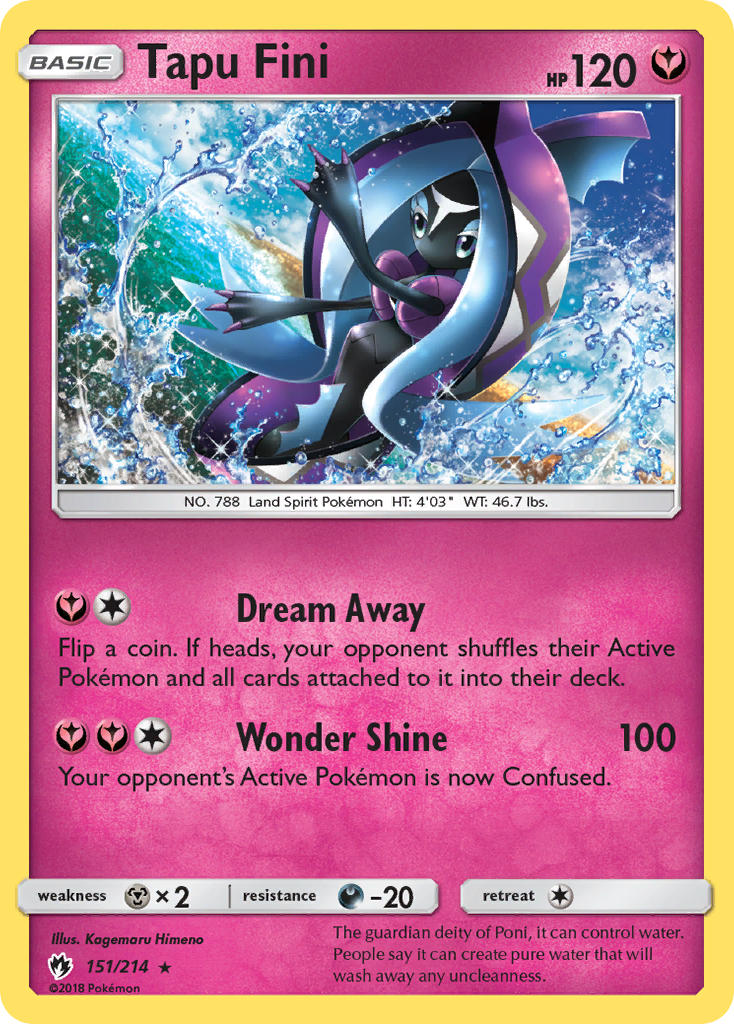 Tapu Fini (151/214) [Sun & Moon: Lost Thunder] | Shuffle n Cut Hobbies & Games