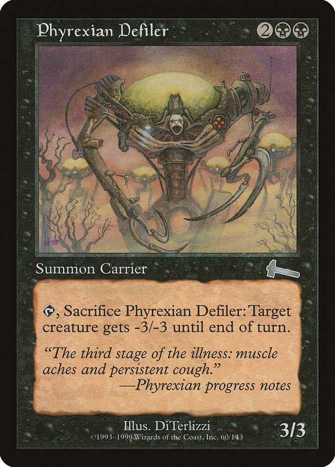 Phyrexian Defiler [Urza's Legacy] | Shuffle n Cut Hobbies & Games