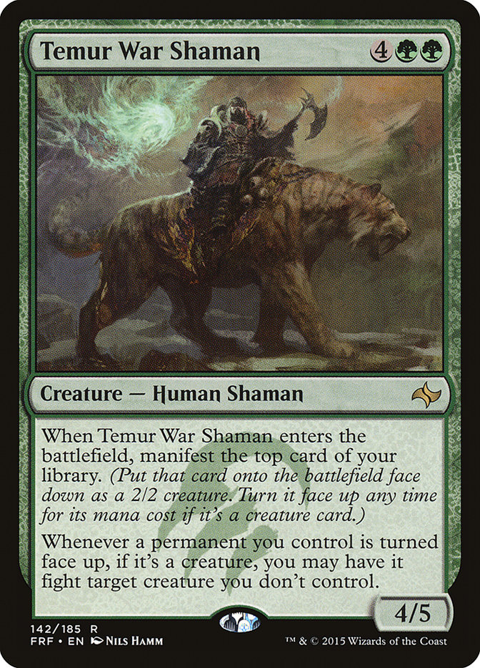 Temur War Shaman [Fate Reforged] | Shuffle n Cut Hobbies & Games